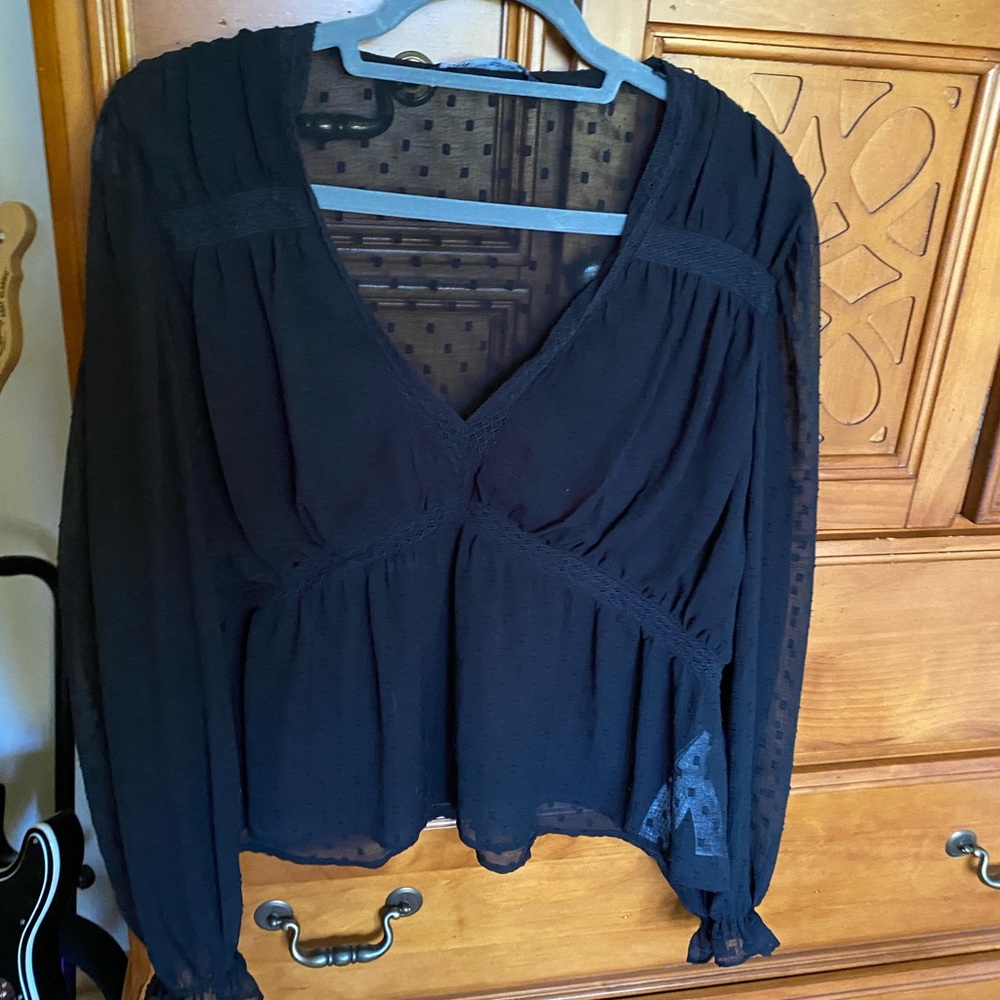 Elegant Black Women's Top